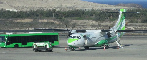 Binter Canarias lokalfly på Kanariøyene